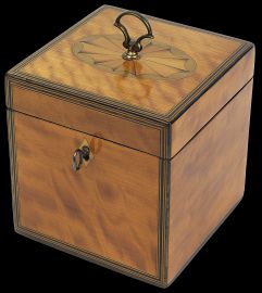 Satinwood Tea Caddy