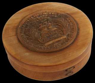 Carved Horn Box