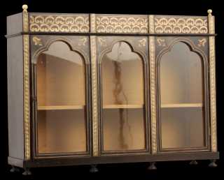 An early 19th Century Anglo Indian Table Cabinet with detailed ivory inlay