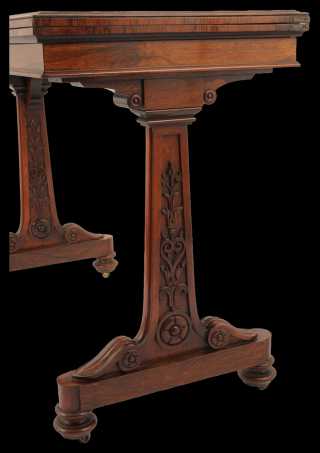 A Superb Rosewood Card table by T & G Seddon Circa 1830